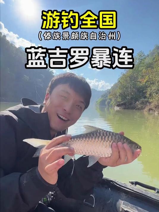 云南神秘钓点蓝吉罗爆连,最后画面美到挪不开眼!