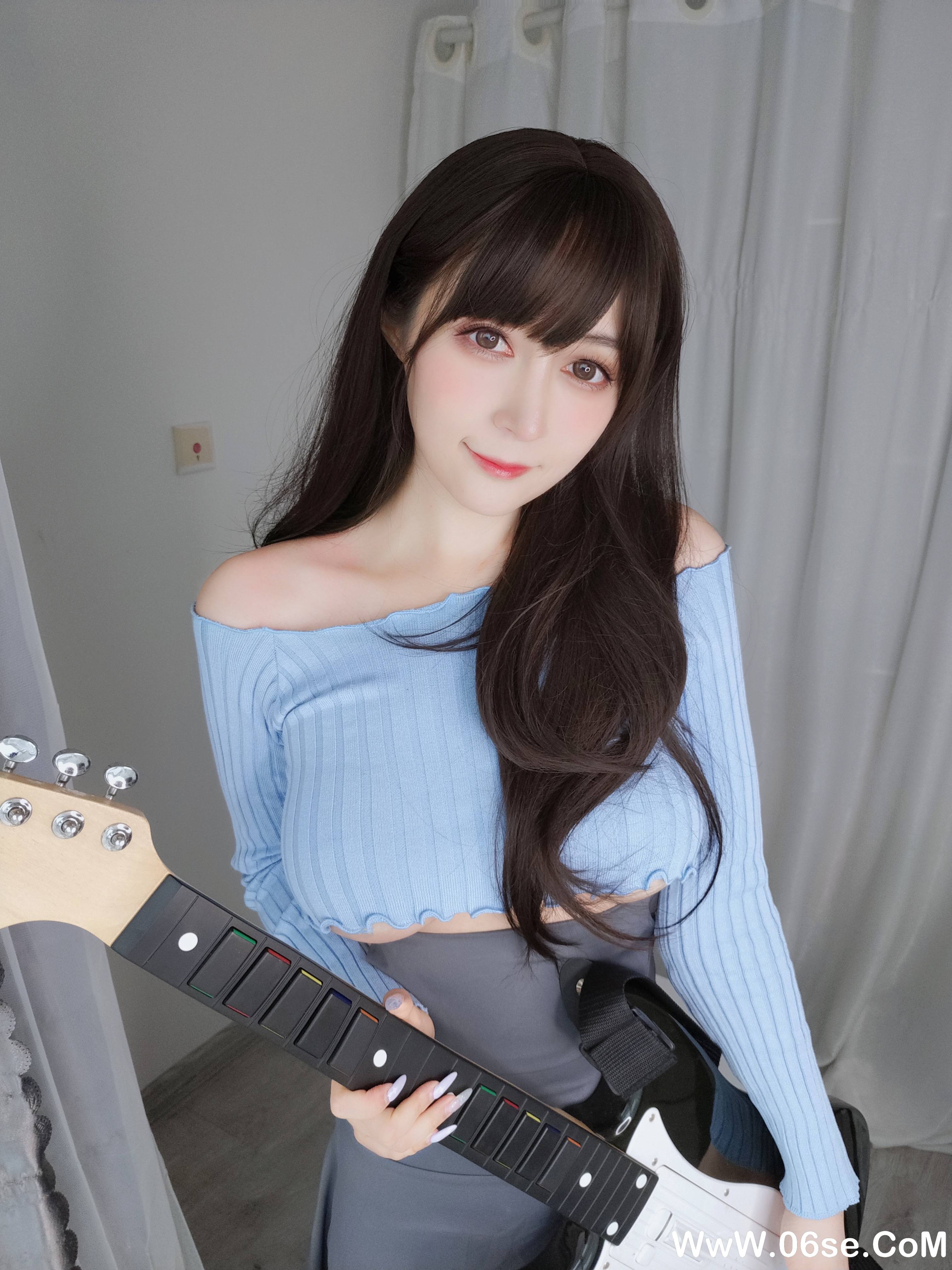 图片[104]-Coser小姐姐白银 NO.093 – 吉他妹妹 [164P888M]-六色网