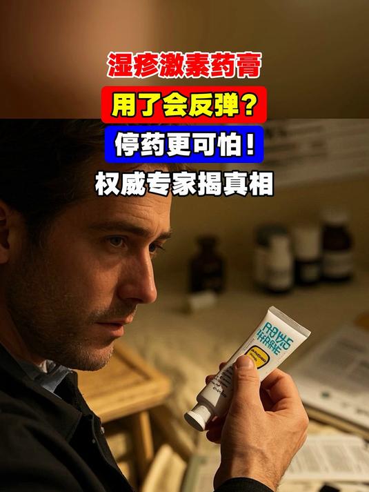 湿疹激素药膏,用了会反弹?停药更可怕!权威专家揭真相