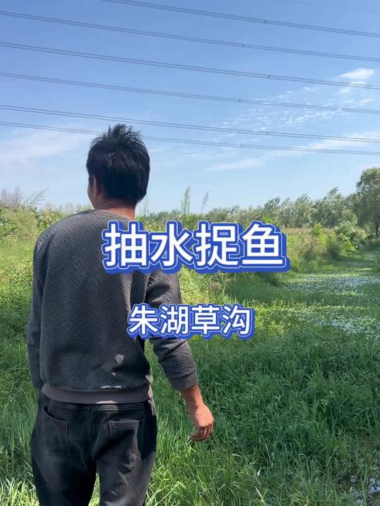 抽水捉鱼朱湖草沟，我感觉今天有点坑老表了！