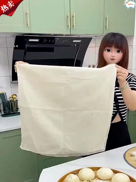经常做饭的姐姐们,家里可以备上这个纯棉蒸笼纱布