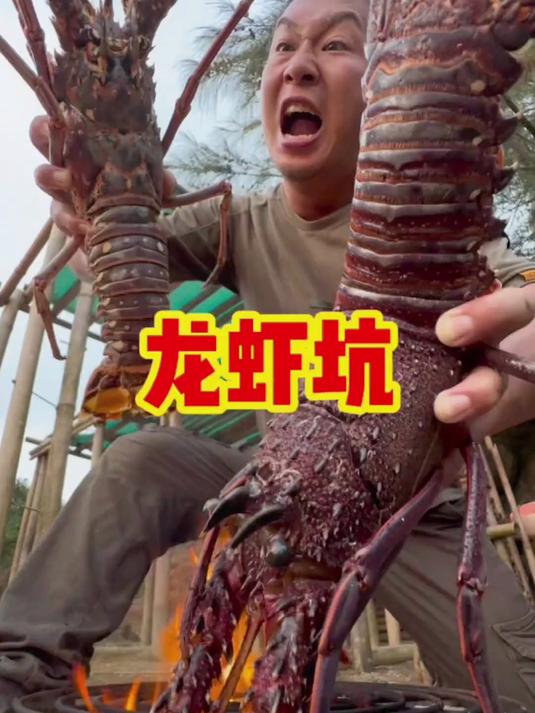 发现超级大龙虾,这下再也不用担心,食物的问题了!