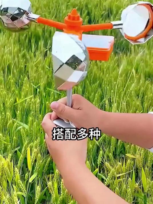 太阳能超声波驱鸟神器,果园农田高性能实用工具!