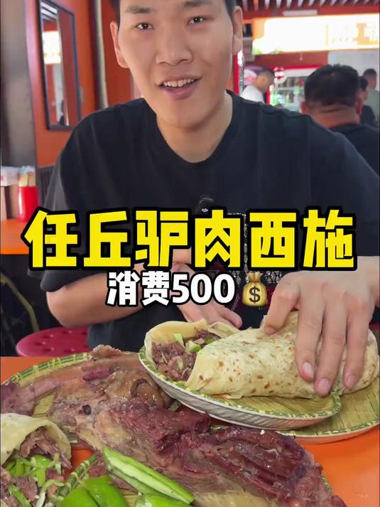 任丘驴肉大饼 天上龙肉地下驴肉真的这驴肉简直太好看了