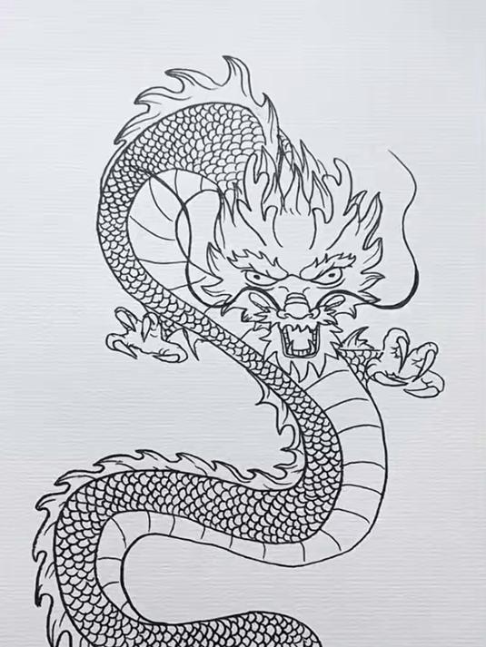 画中国龙