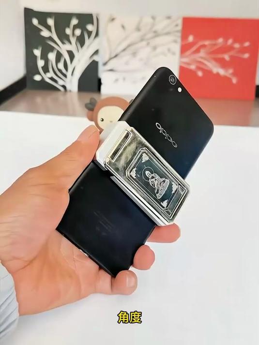 创意金属手机支架桌面折叠指环扣黏贴便携式升降平板360旋转！