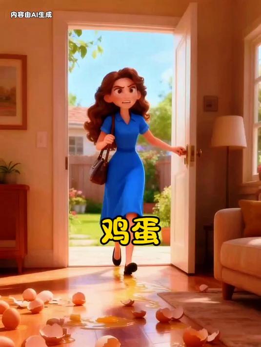 地上怎么全都是破碎的鸡蛋？