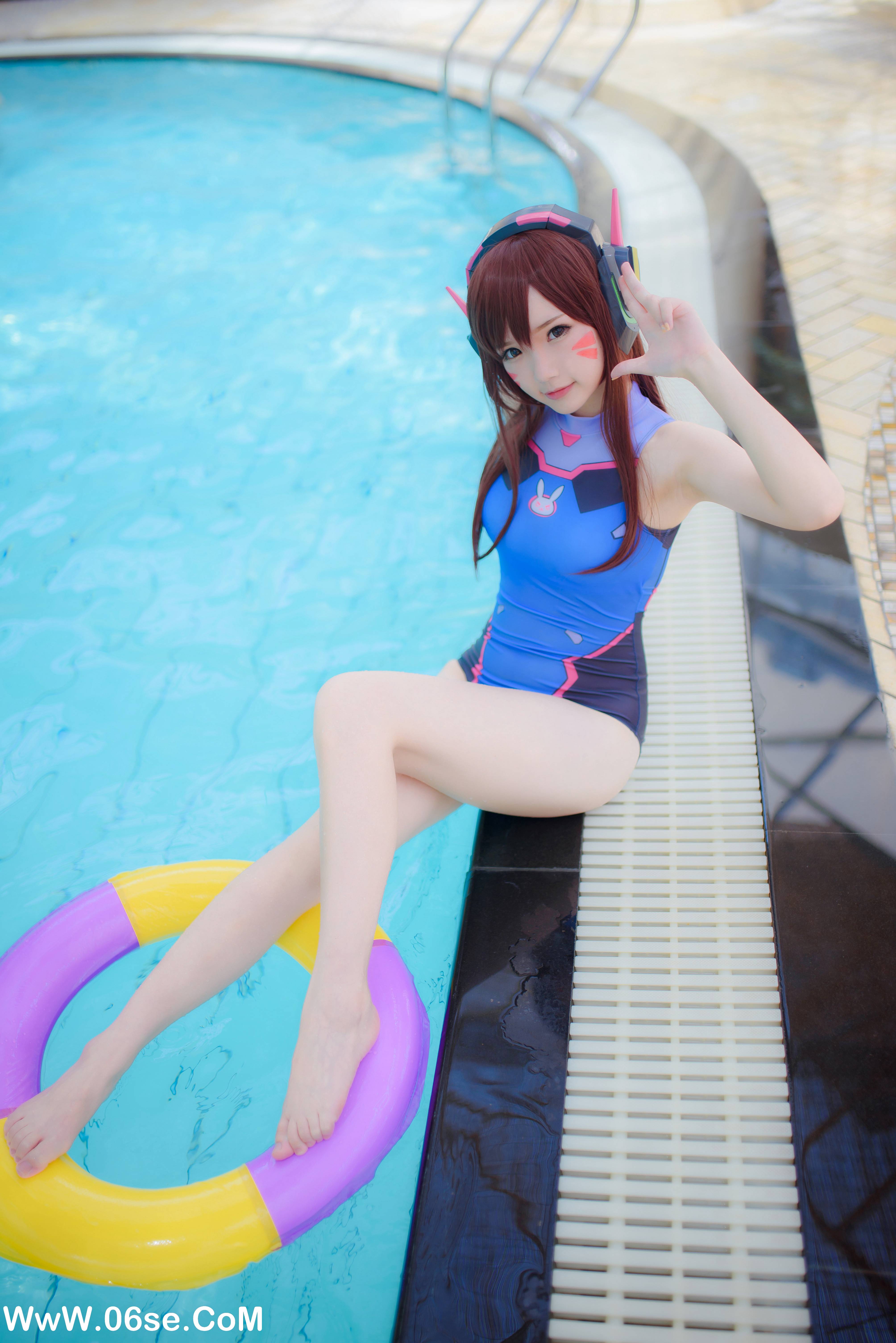 图片[22]-雪晴 – NO.008 Overwatch-D.Va水着写真 [31P269M]-六色网