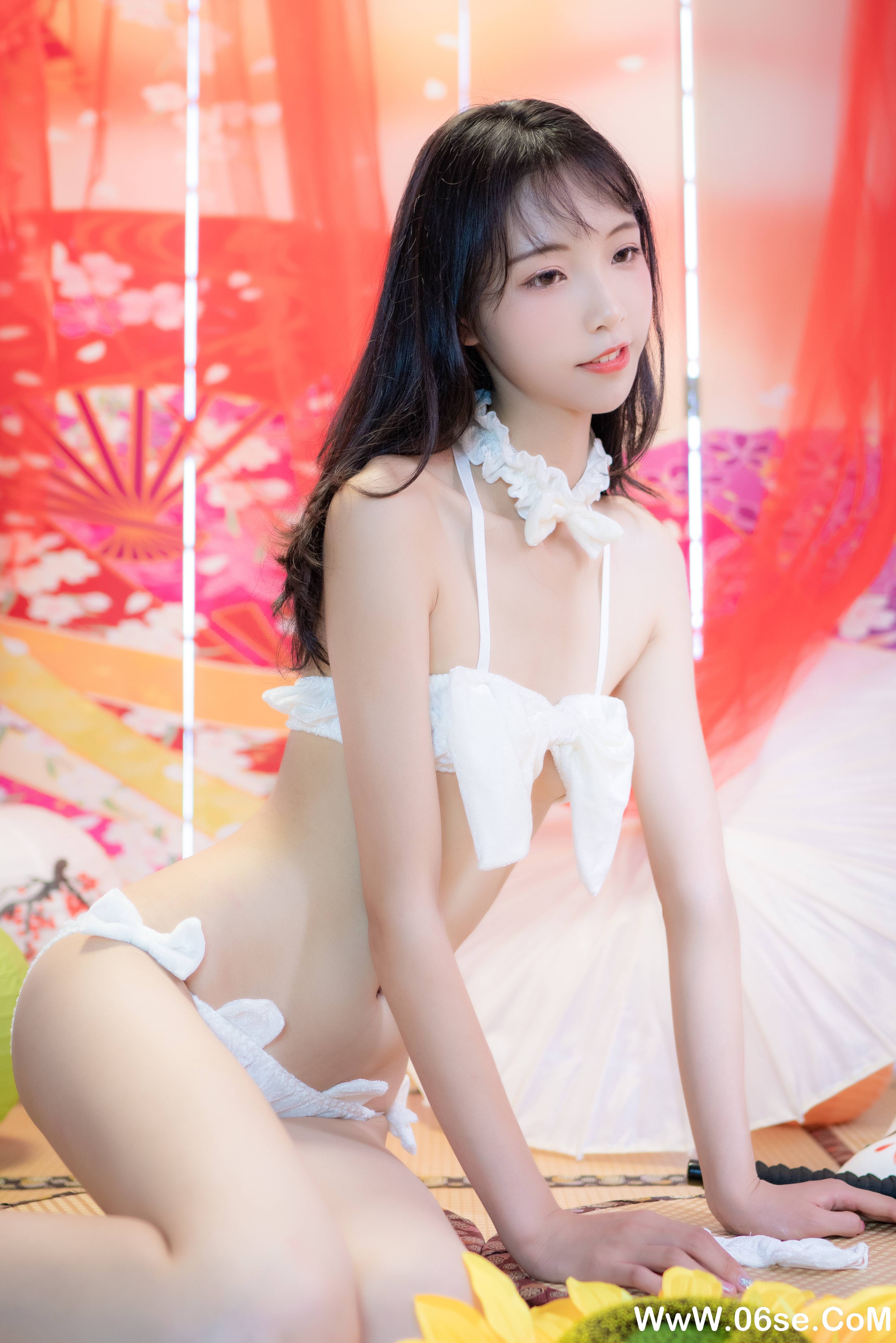 图片[2]-西瓜少女 NO.008 – 日系棚拍白猫咪内衣[34P356M]-六色网