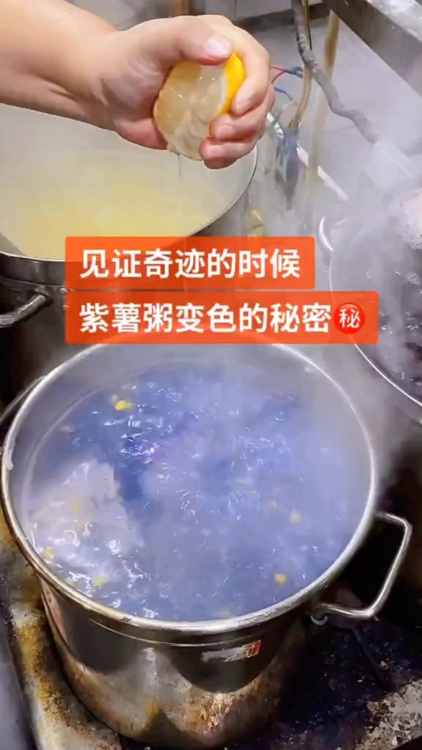 大家都问我紫薯粥怎么变色的,我今天分享给大家,学会这招你的紫薯粥做出来会非常漂亮