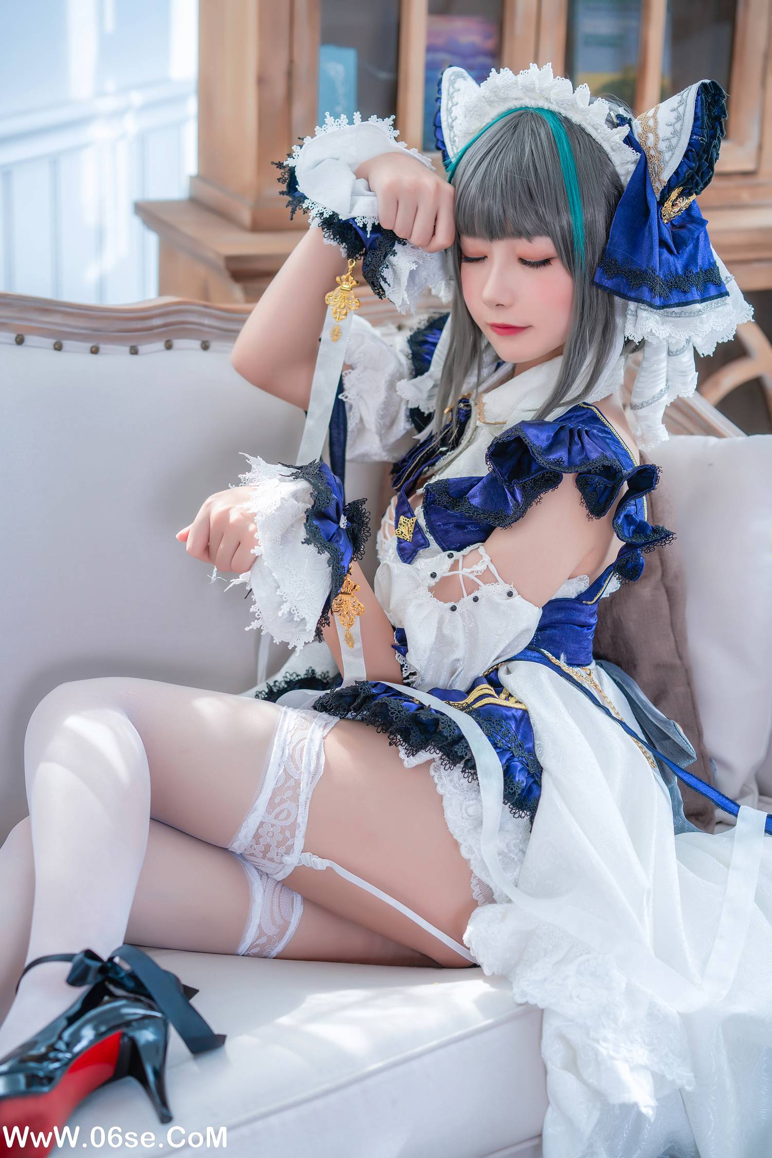图片[4]-Momoko葵葵 NO.017 – 柴郡 [25P81M]-六色网