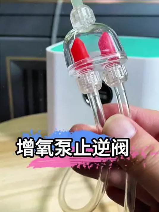 养鱼必备:防氧气泵脱落的止逆阀,螺母锁死超实用