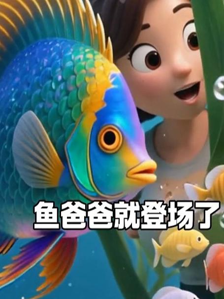 七彩神仙鱼，换班带娃的秘密