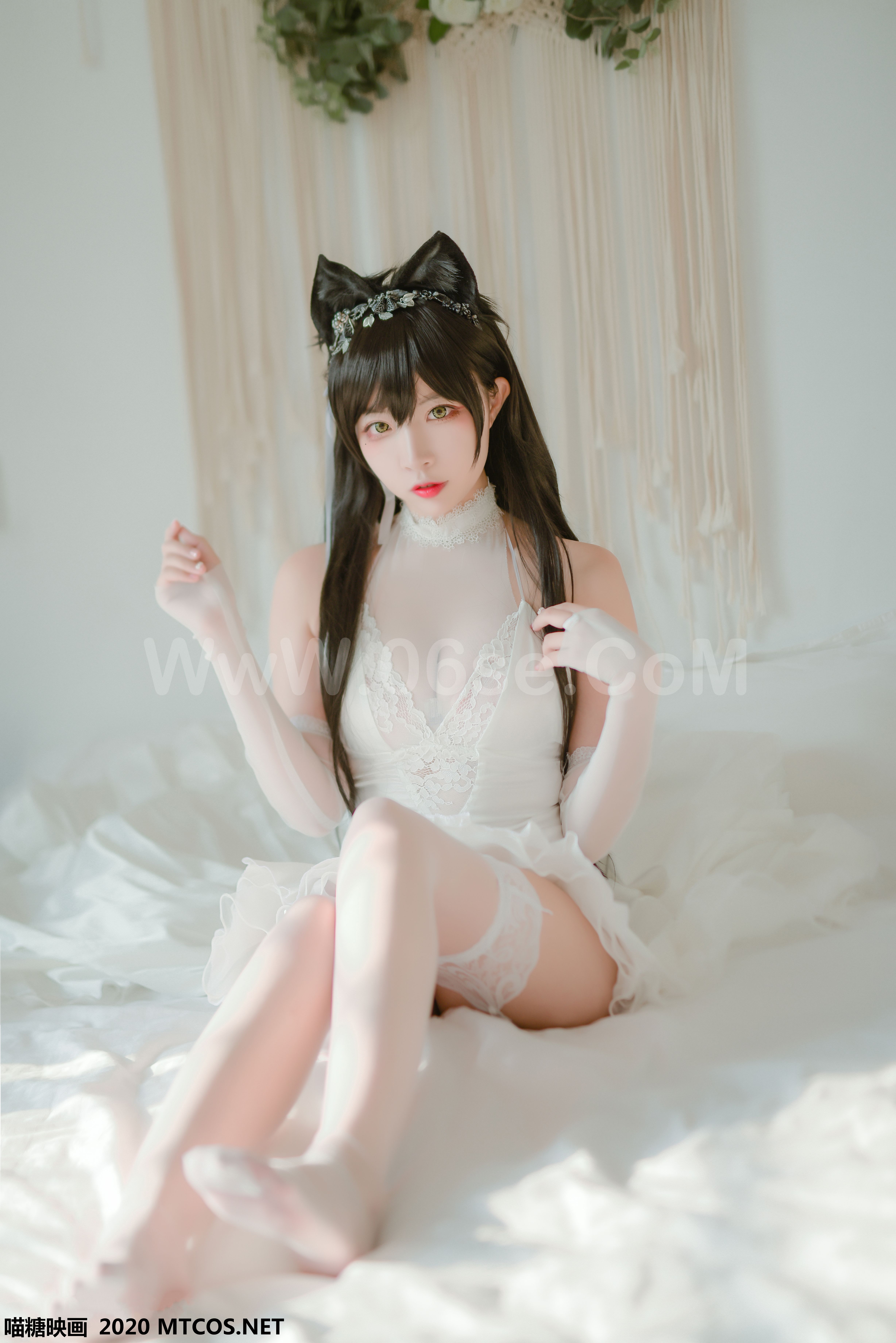 图片[12]-[MTCos] 喵糖映画 Vol.100 二佐Nisa 婚纱爱宕-六色网