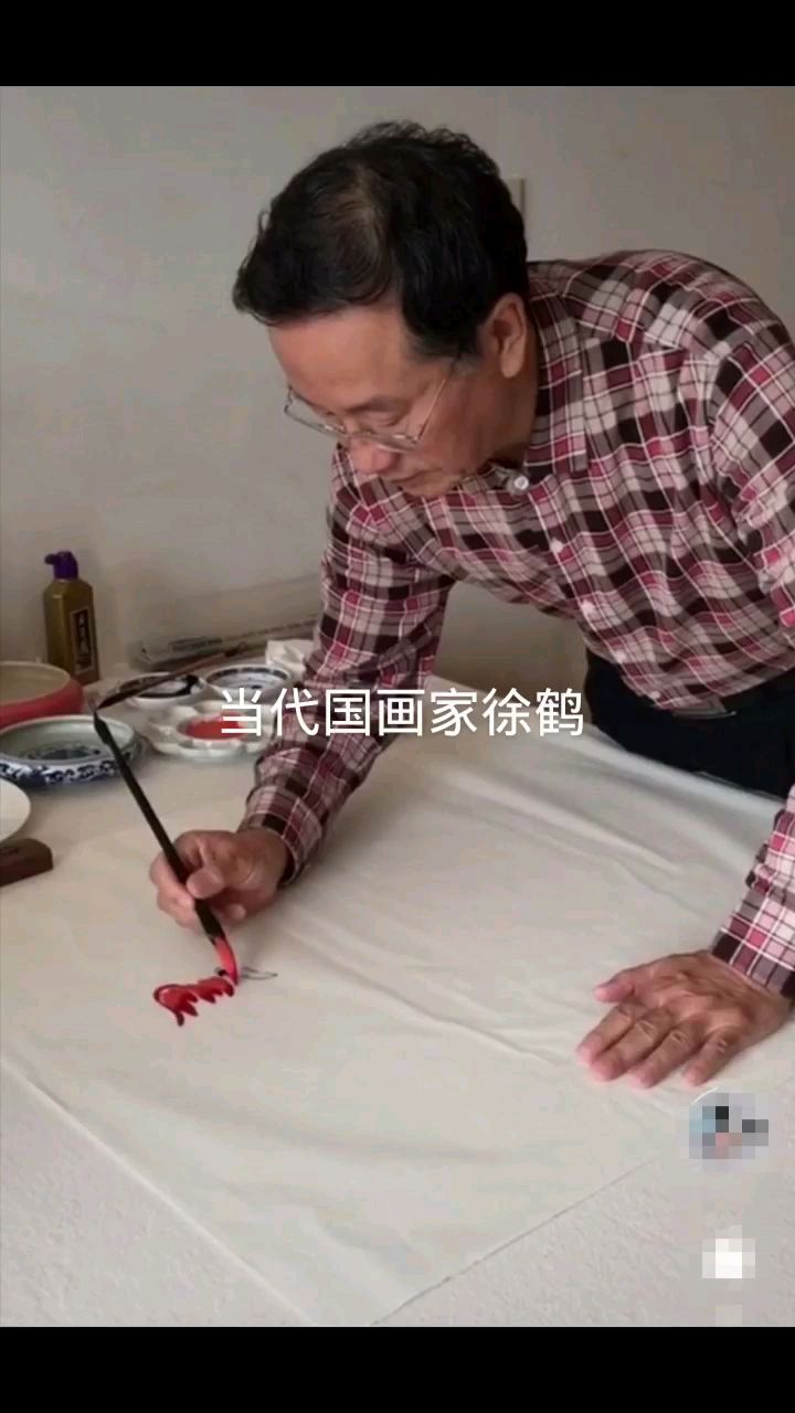 当代国画家徐鹤～中国神鸡王辽宁国画院长白燕君最新创作珍贵照片集锦