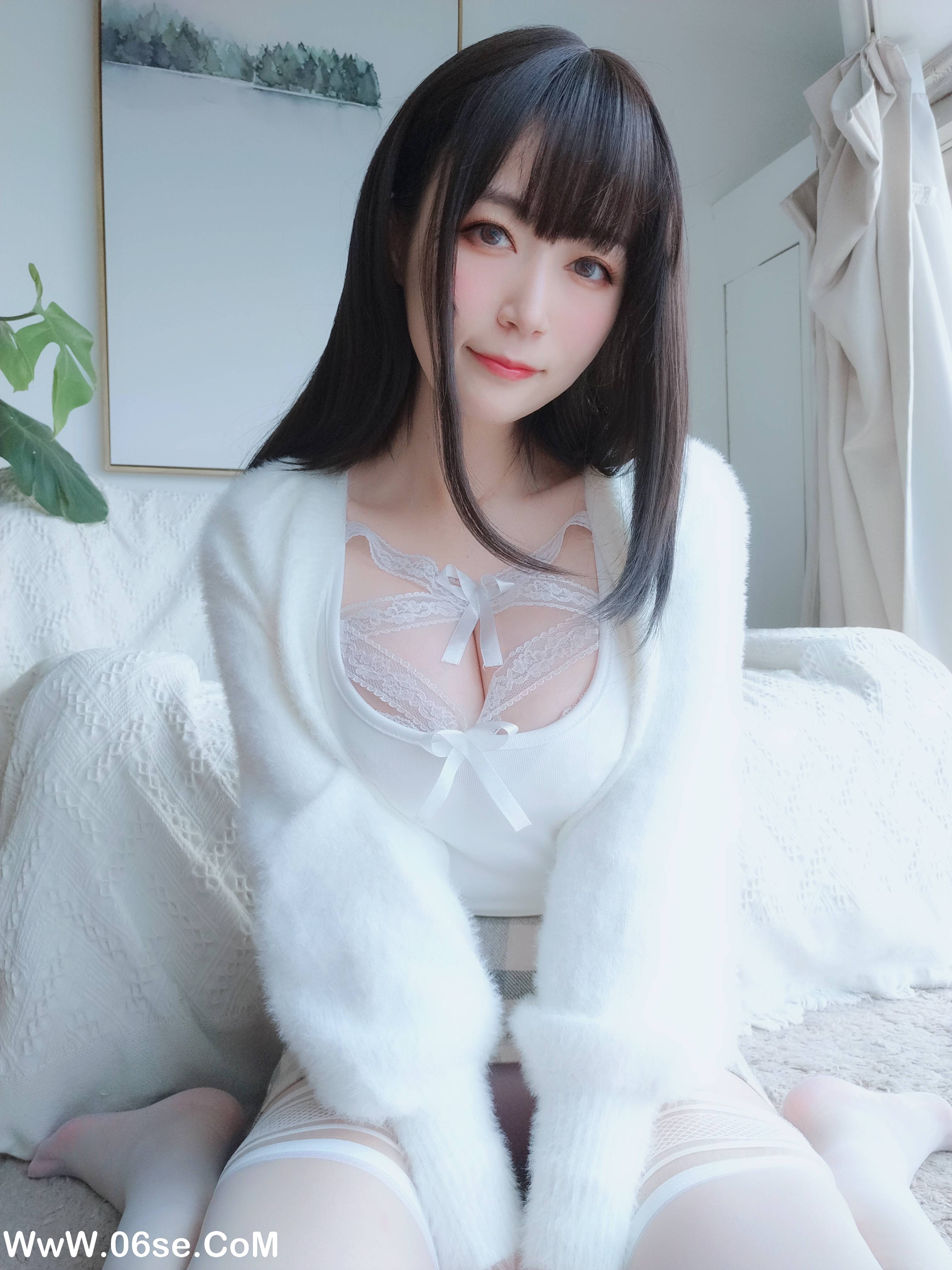 Coser小姐姐白银 NO.031 - 白蕾丝[121P+3V789M]-六色网