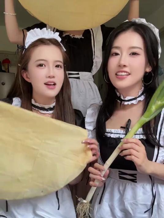 主银，来看山东女仆的煎饼馍法了～