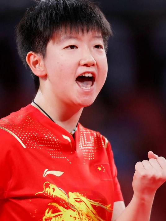 3-1!孙颖莎开门红,进32强,埃及小孩姐急到跺脚+被打出表情包