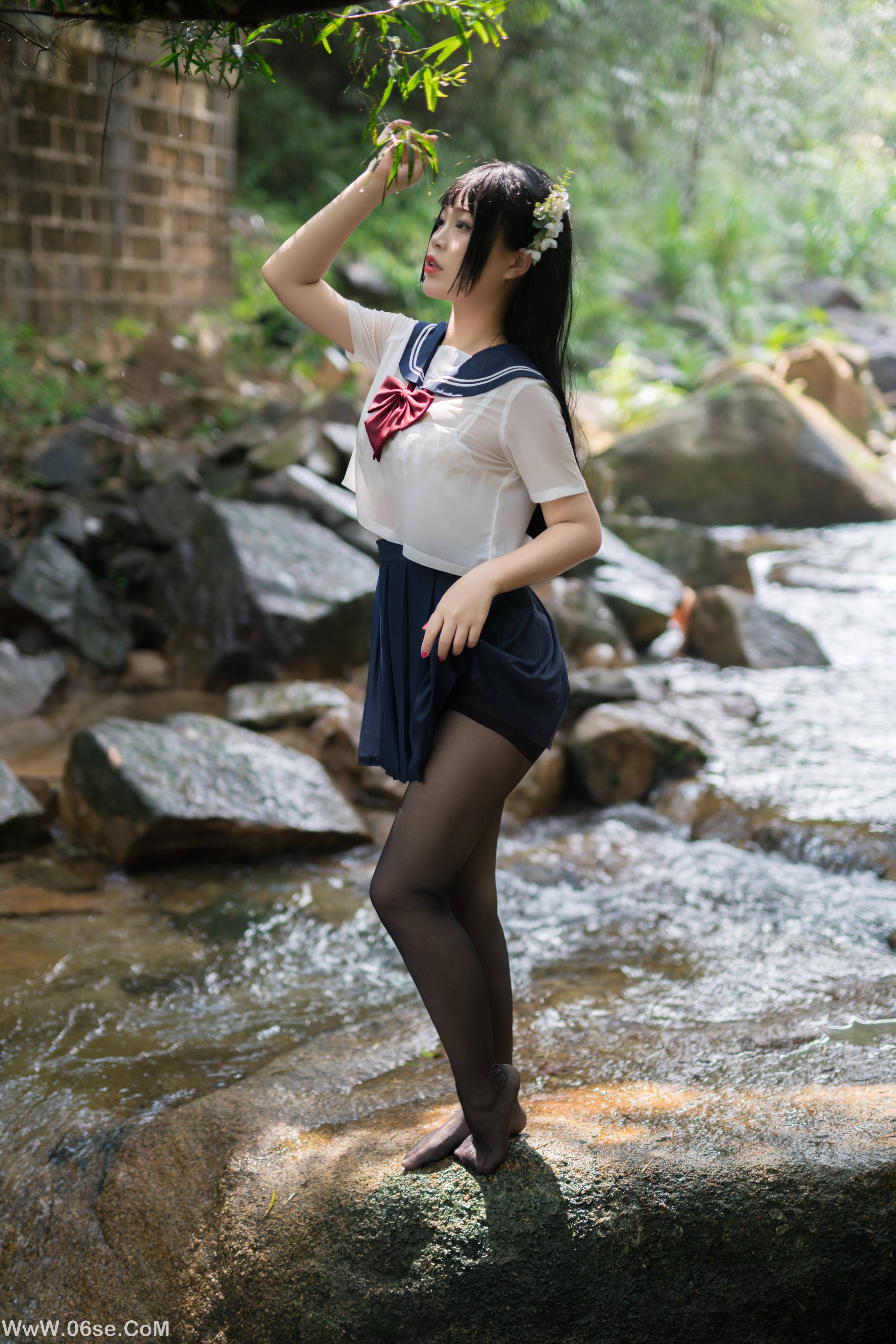 图片[84]-白烨 NO.001 湿身JK水下版[98P+2V1.76G]-六色网