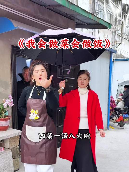 我会做菜会做饭,四菜一汤八大碗!