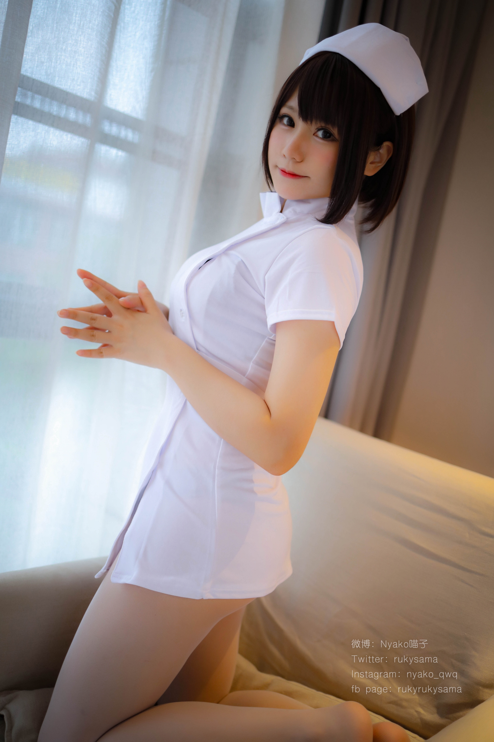 图片[23]-Nyako喵子 NO.002 – 护士服[155P+4V865M]-六色网