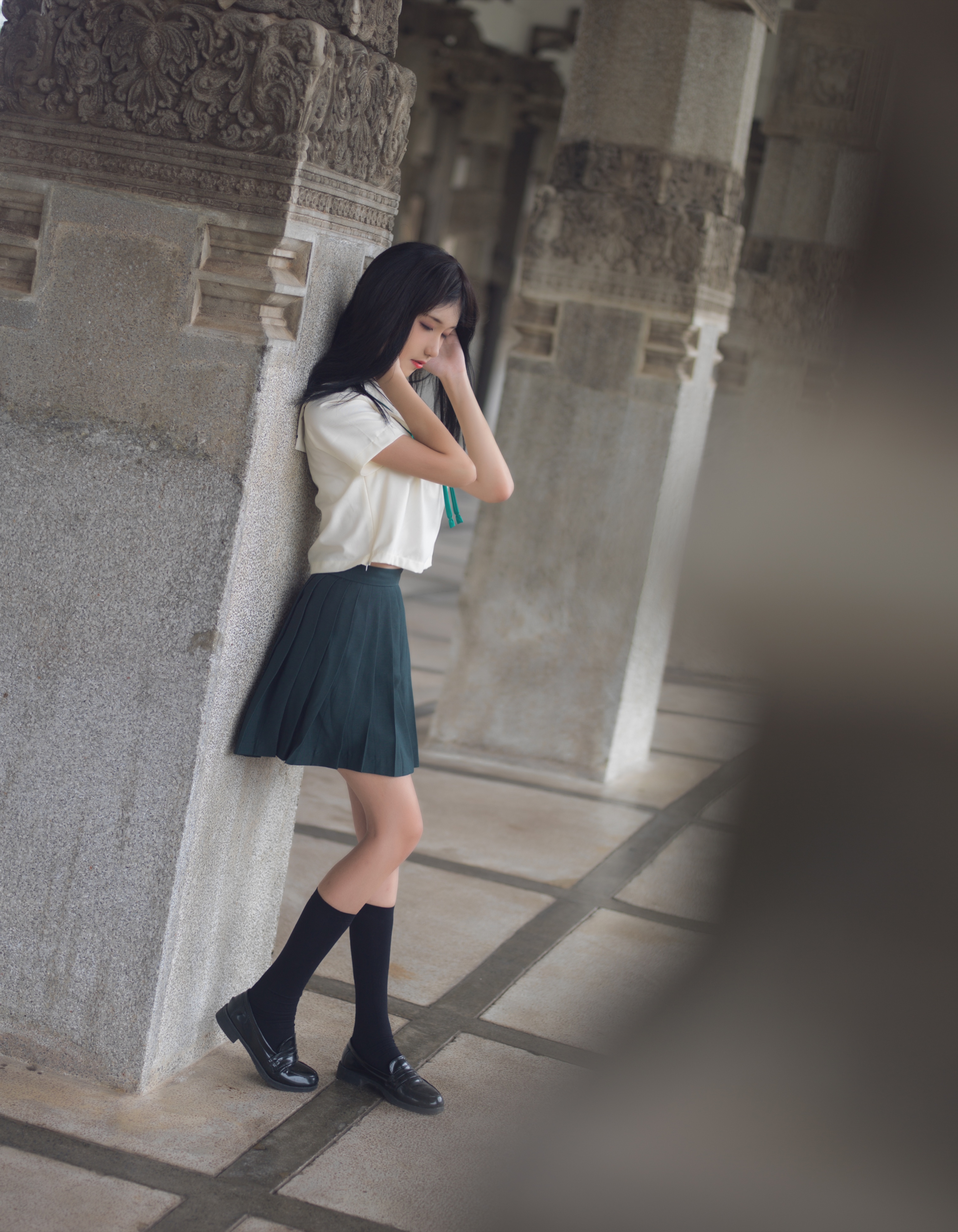 南桃 NO.014 – 绿jk[14P27M]-六色网