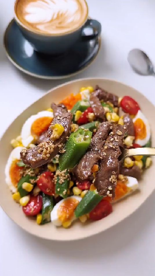 牛排蔬菜沙拉的做法