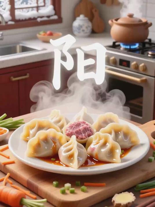 冬至补阳吃什么?参考《灵枢·岁露论》的羊肉馅饺子做法