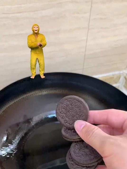 小猴哥爱美食 黑暗料理之暗黑炒饭