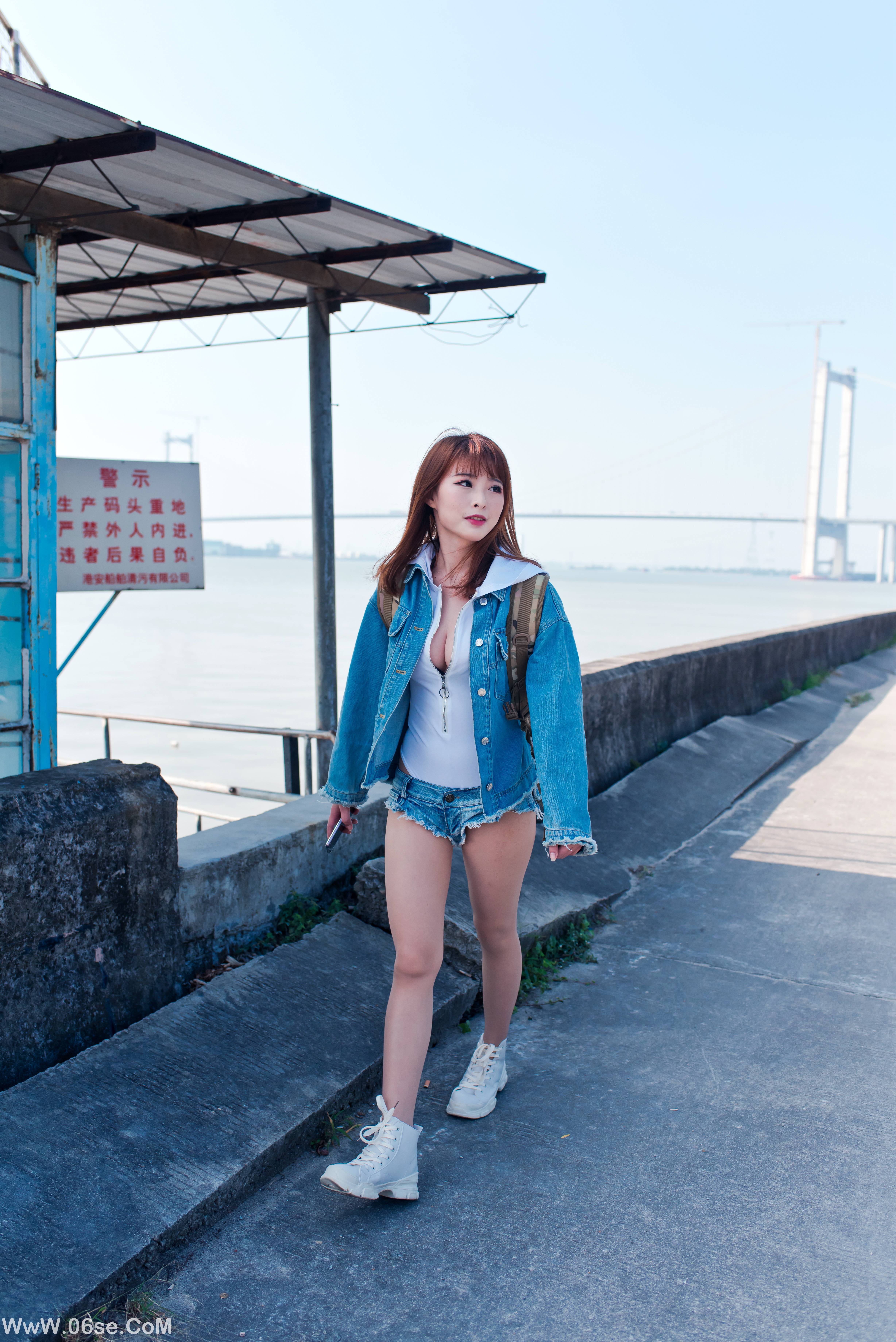 图片[106]-清水由乃 NO.003 御风街拍 轻水海鸥岛RS牛仔街拍 [413P2.81G]-六色网