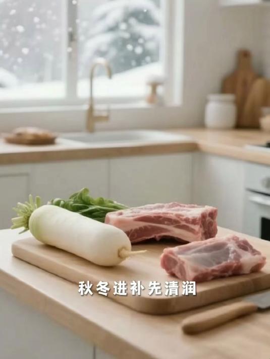 萝卜排骨汤,清润又补钙
