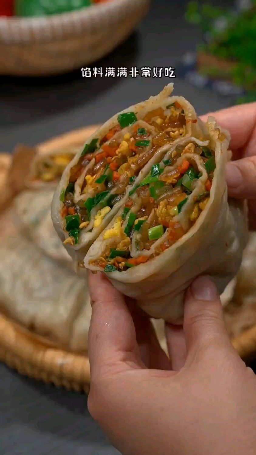 河南特色美食蒸菜蟒皮薄大馅好吃又营养,做法比蒸包子还简单