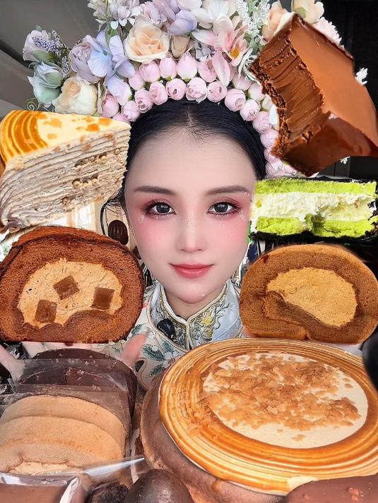 山姆焦糖饼干千层和巧克力甜品局