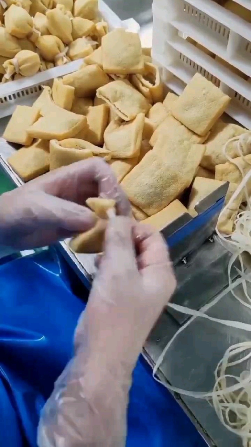 纯手工制作蟹黄鱼籽福袋