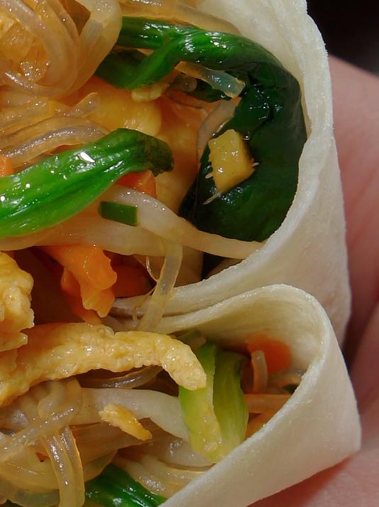 我超爱的春饼卷菜,料多到兜不住,香香软软,太巴适了~