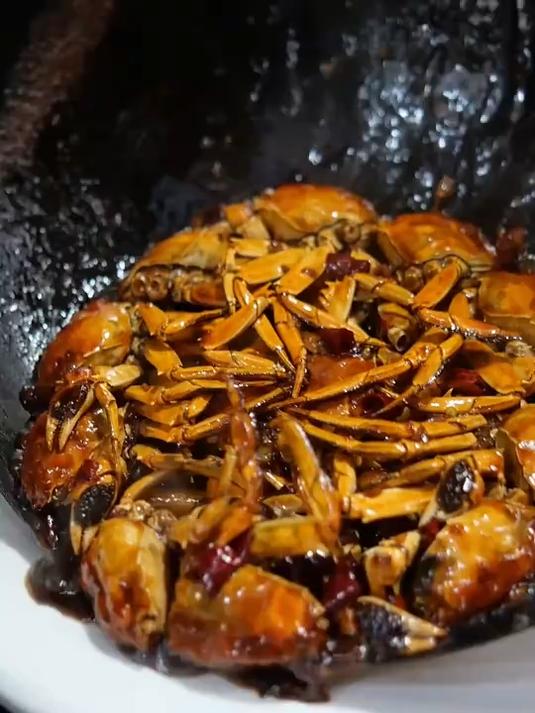 年糕炒蟹 一道可以在家里做出饭店味道的好菜