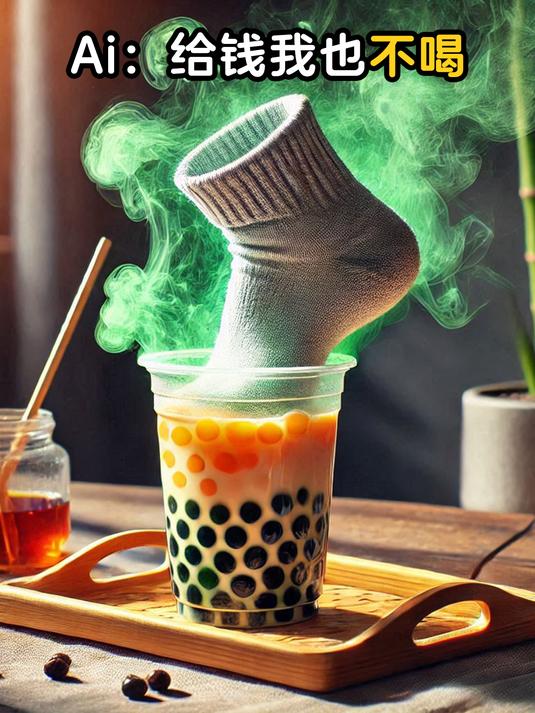 我就知道这奶茶不能喝