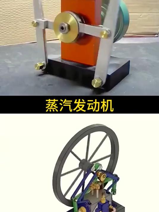 蒸汽发动机工作原理