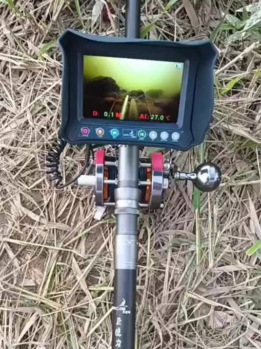 户外直播讲解-艾尼可MF988GT拍照录像可视锚鱼竿