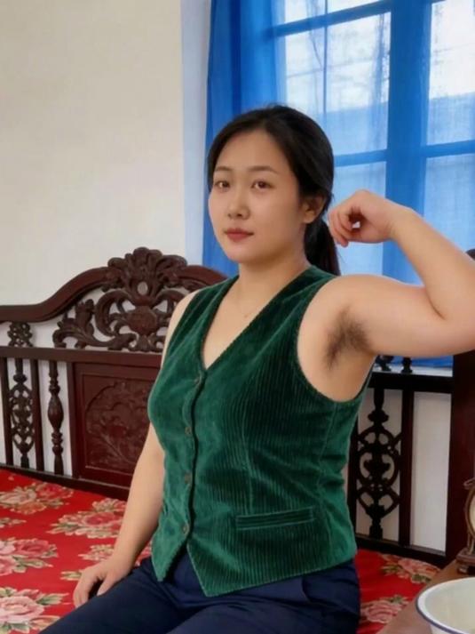 女孩大胆秀出肌肉，自信的笑容让所有人破防！