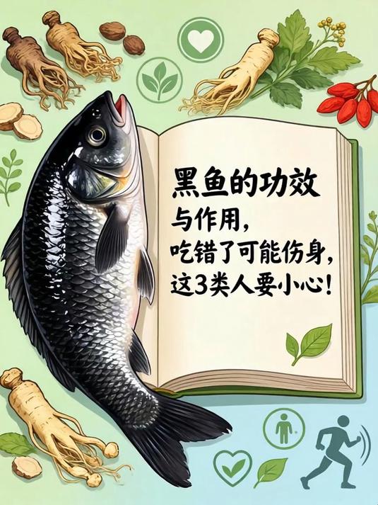 黑鱼的功效与作用,吃错了可能伤身,这3类人要小心!