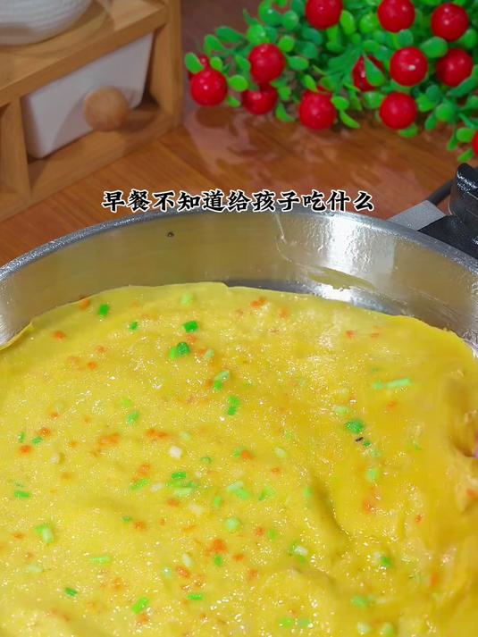 聪明的妈妈早餐都给孩子做这个奶香的煎饼