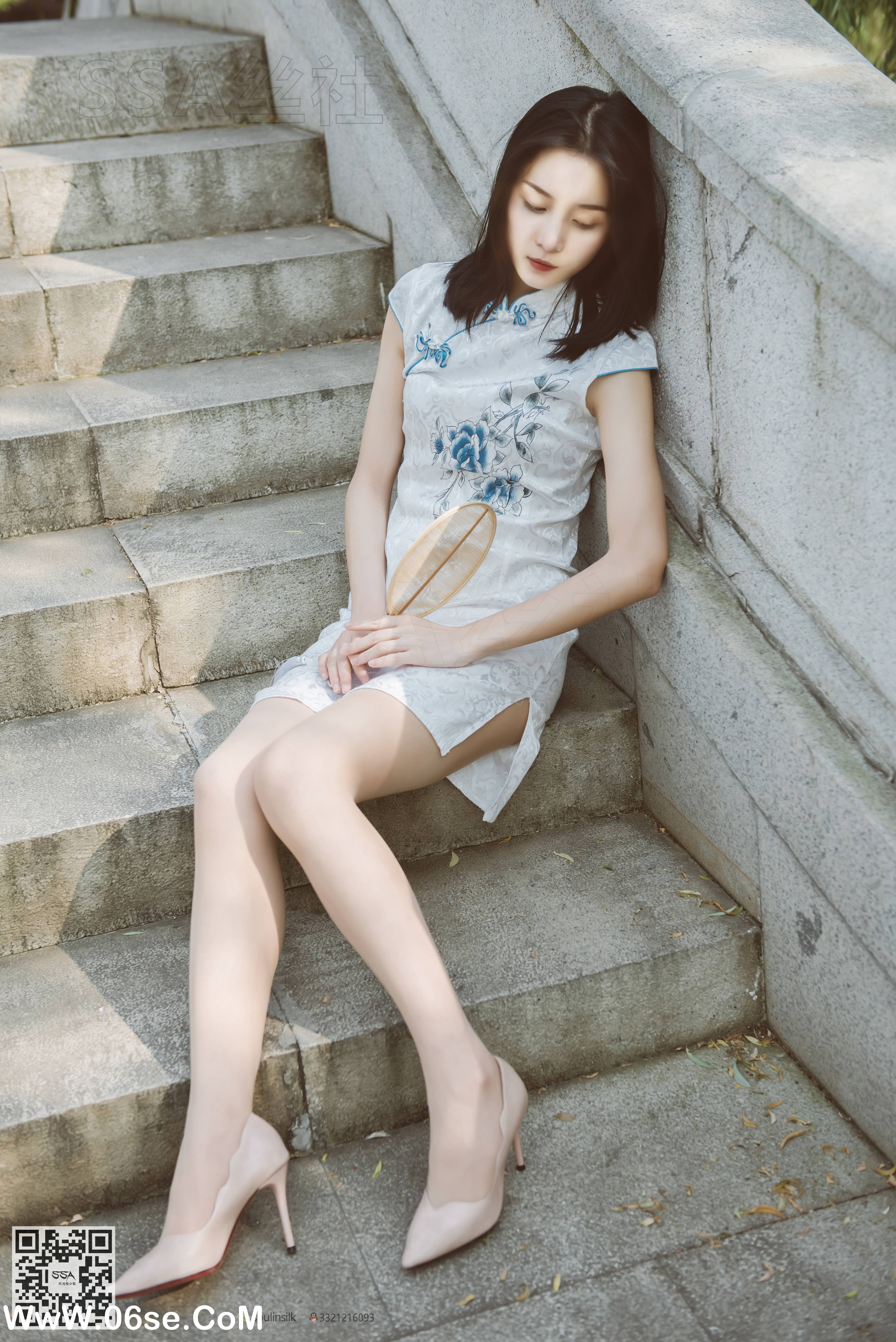 图片[94]-[SSA丝社] NO.111 君君 腿模君君的旗袍秀[163P1.56G]-六色网