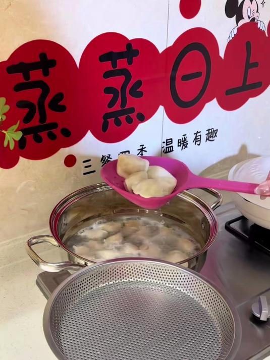 双层不锈钢#沥水盘#，装饺子，洗水果，装拌菜都可以#饺子盘#