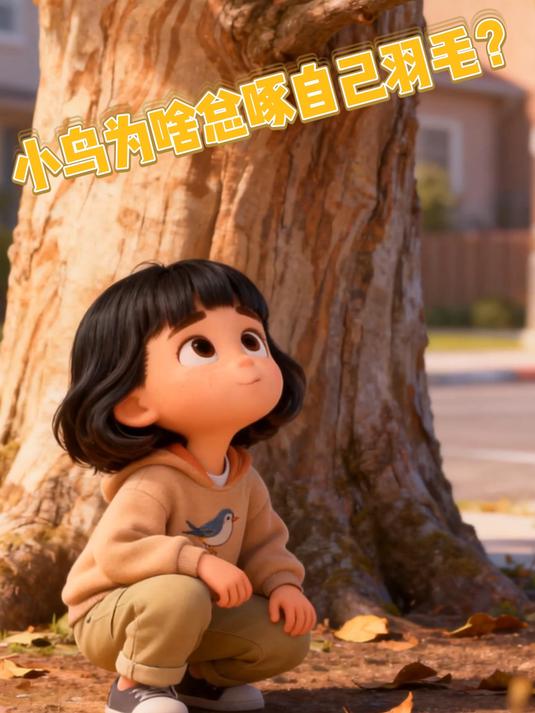 乐乐好奇:小鸟为啥总啄自己羽毛?