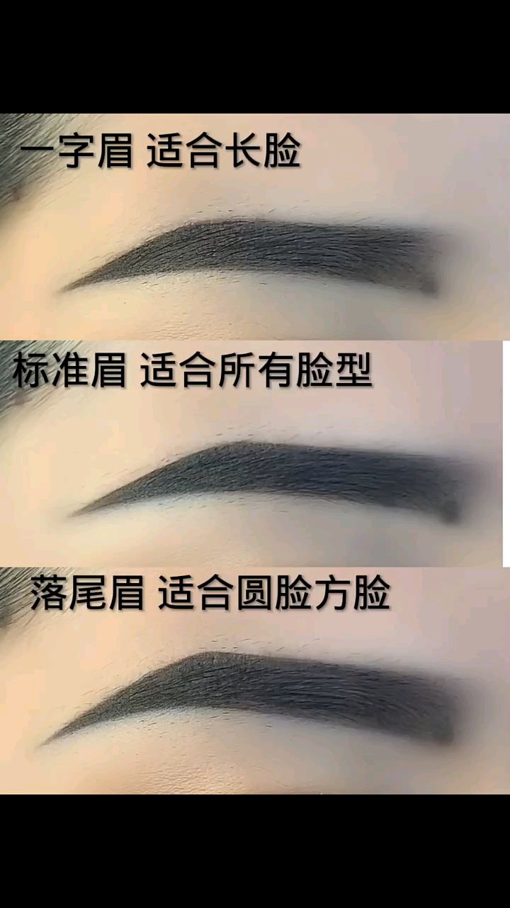 看看你适合什么样的眉形?