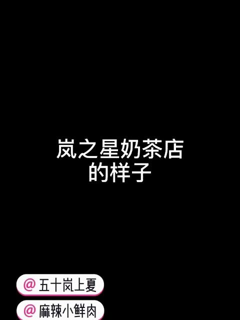 岚之星奶茶店的样子