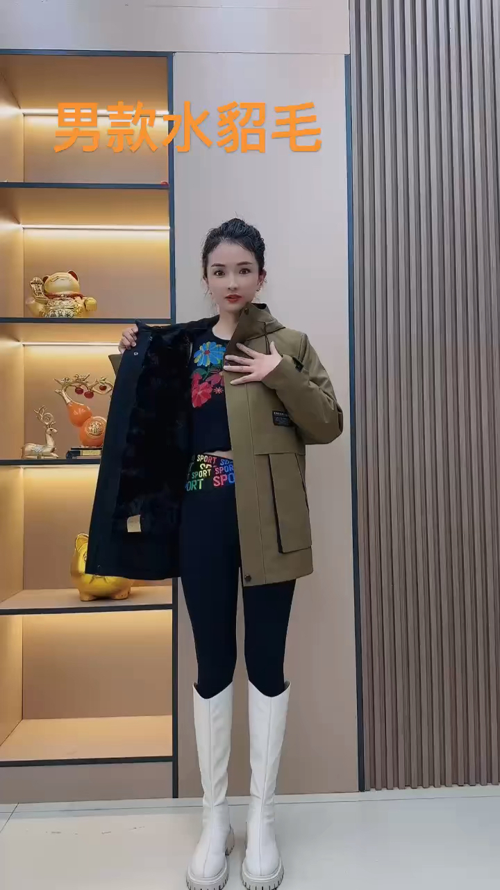 新款男士派克服,内胆材质支持定做各种毛毛