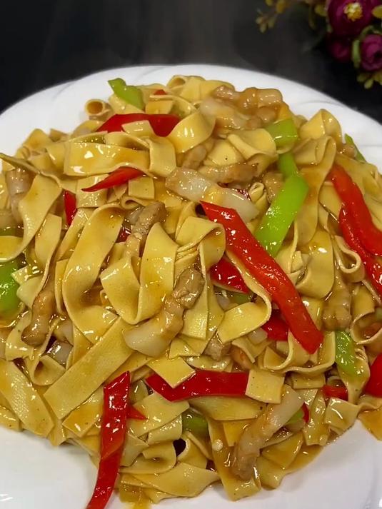 尖椒干豆腐的做法,东北名菜