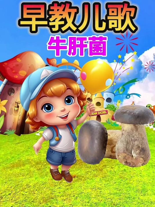 牛肝菌 1-3岁早教启蒙 宝宝0到3岁早教儿歌 幼儿儿歌 益智动画